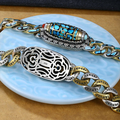🪬Pulsera de Nueve Ojos🧿Protección Dzi Giratoria™️
