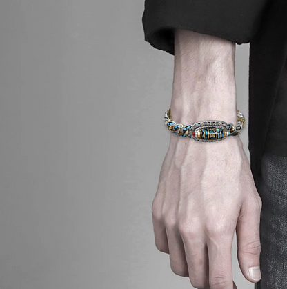 🪬Pulsera de Nueve Ojos🧿Protección Dzi Giratoria™️